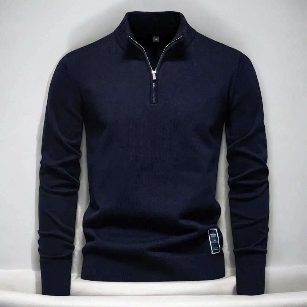 Oliver™ | Klassisk Half Zip Cardigan